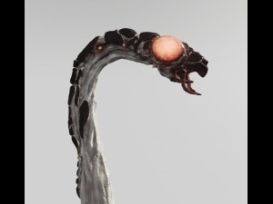 space worm 3D Model