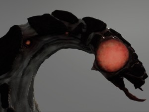 space worm 3D Model