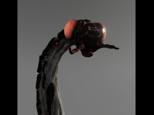 space worm 3D Model