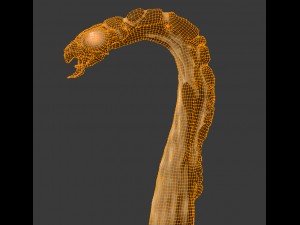 space worm 3D Model