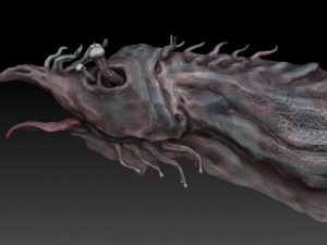 aquatic alien 3D Model