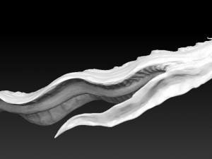 aquatic alien 3D 모델