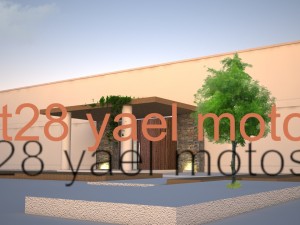 entrada saln dt28 solo exterior Model 3D