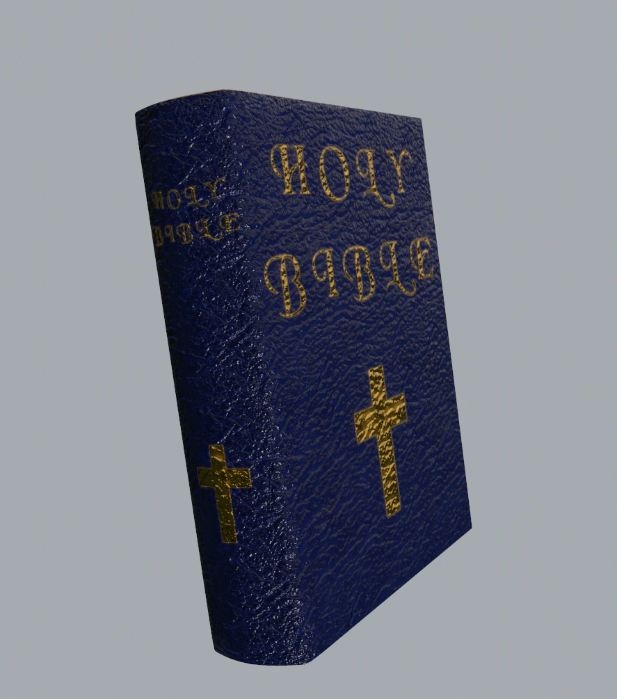 holy bible 3D Model .c4d .max .obj .3ds .fbx .stl .blend 