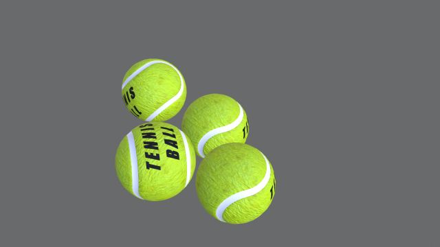 tennis ball Modelo 3D .c4d .max .obj .3ds .fbx .stl .blend 