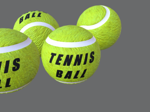 tennis ball Modelo 3D