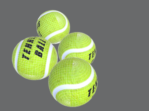 tennis ball Modelo 3D