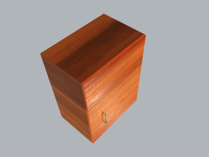 wooden cabinet 3D Model