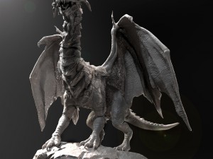 dragon sculpt zbrush hd 3D 模型
