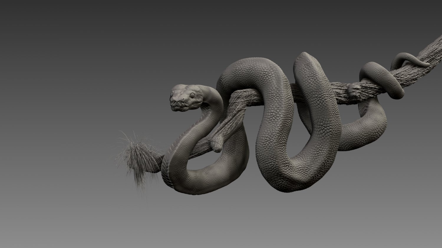 Snake Monster - 3D Model by Homorostudio