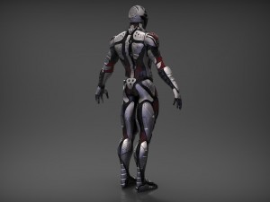 sci-fi character 3D मॉडल