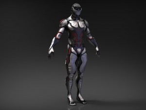 sci-fi character 3D मॉडल