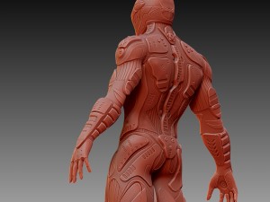 sci-fi character 3D मॉडल