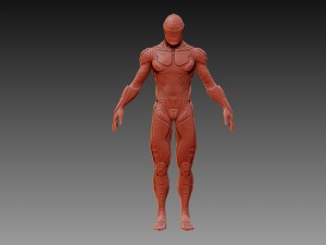 sci-fi character 3D मॉडल