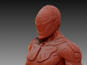 personagem de fic&ccedil;&atilde;o cient&iacute;fica Modelo 3D