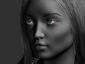realisticy woman zbrush hd Modelo 3D