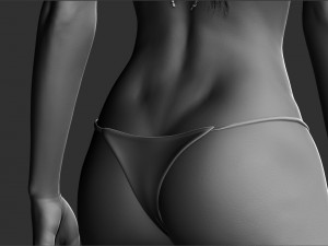 realisticy woman zbrush hd Modelo 3D