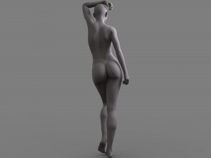 posed female body 3D 모델