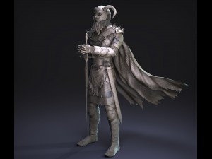 scandinavian warrior Modelo 3D