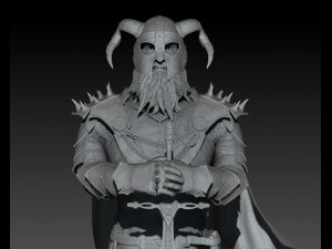 scandinavian warrior Modelo 3D