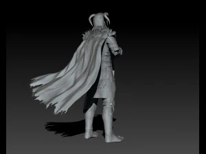 スカンジナビアの戦士 3Dモデル