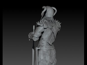 scandinavian warrior Modelo 3D