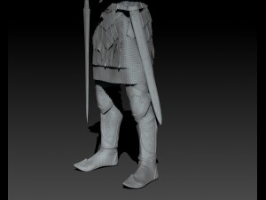 scandinavian warrior Modelo 3D
