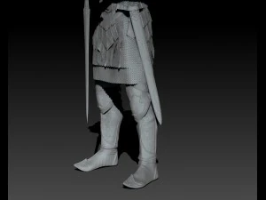 スカンジナビアの戦士 3Dモデル