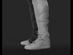 futuristic male character 3D मॉडल