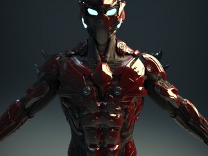 sci-fi character v2 Model 3D