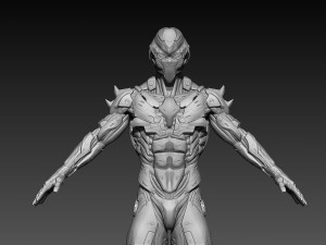 sci-fi character v2 3D Model