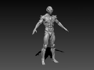 sci-fi character v2 3D Model