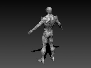 sci-fi character v2 3D Model