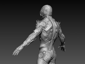 sci-fi character v2 3D Model
