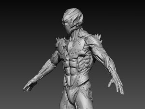 sci-fi character v2 3D Model
