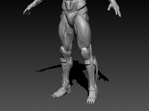 sci-fi character v2 3D Model