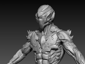sci-fi character v2 3D Model