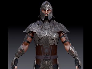 warrior high poly 3D Model