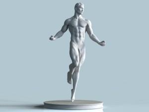 anatomical sculpture of a man Model 3D