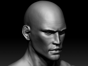 realistic muscular man zbrush hd 3D Модель