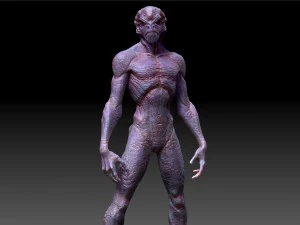 alien creature zbrush hd 3D Model