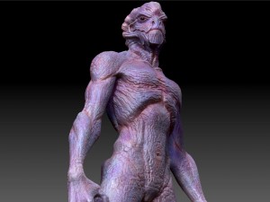 alien creature zbrush hd Model 3D