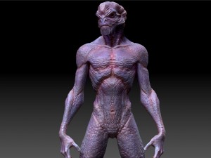 alien creature zbrush hd Model 3D