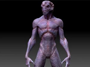 alien creature zbrush hd 3D Model
