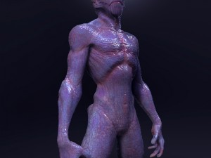 alien creature zbrush hd Model 3D