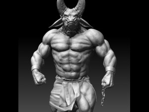 minotaur zbrush hd 3D Модель