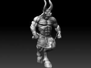 minotaur zbrush hd 3D Модель