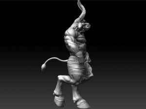 minotaur zbrush hd 3D Модель