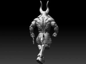 minotaur zbrush hd 3D Модель