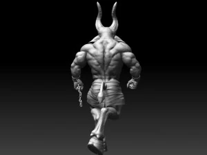 minotaur zbrush hd 3D Model